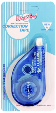 Hernidex #WITH-4 Correction Tape - 10pcs/box