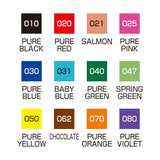 ZIG MEMORY SYSTEM  Double-headed calligraphy pen (12 color suit)