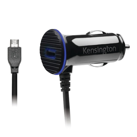 Kensington PowerBolt 3.4 Dual Fast Charger Car Charger with Micro USB Cable